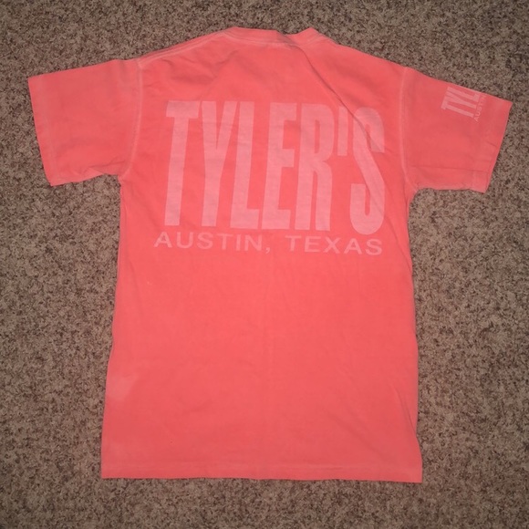 Comfort Colors Tops Coral Tylers Austin Tx Tshirt Poshmark